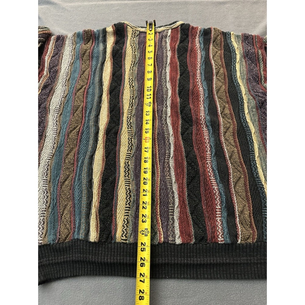 Vintage Roundtree And Yorke Coogi Style 3D Knit Textured Sweater Size XL - Picture 5 of 6